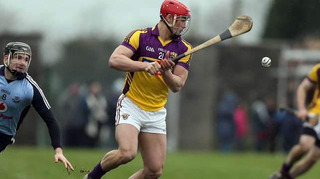 Lee Chin lines out at midfield for the hurlers on Saturday; he may also feature for the footballers on Sunday against Louth