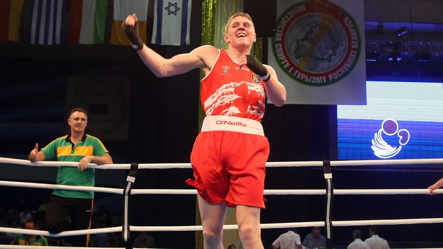 Jason Quigley, Finn Valley BC, Donegal, is in the medals