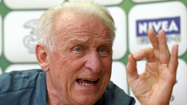 Giovanni Trapattoni has selected Wes Hoolahan to start against the Faroe Islands