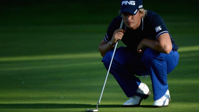Tom Lewis shot nine under at the Lyoness Open
