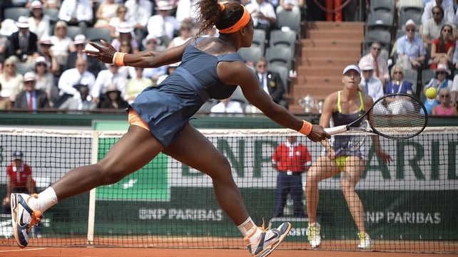 Serena Williams took the title in two sets in Paris