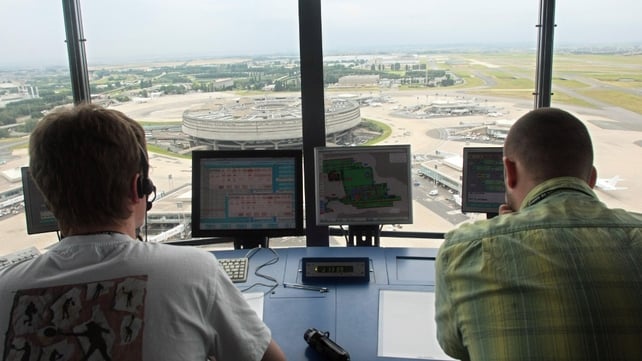 Air-traffic controllers are protesting over plans to create a single European airspace Air-traffic controllers are protesting over plans to create a single European airspace