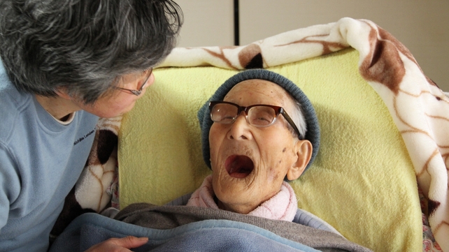 Jiroemon Kimura had been in hospital with pneumonia Jiroemon Kimura had been in hospital with pneumonia