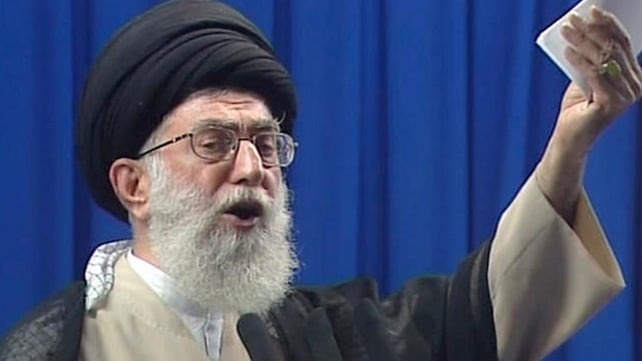 Ali Khamenei says Iranians 'don't give a damn' what the US says about the election Ali Khamenei says Iranians 'don't give a damn' what the US says about the election