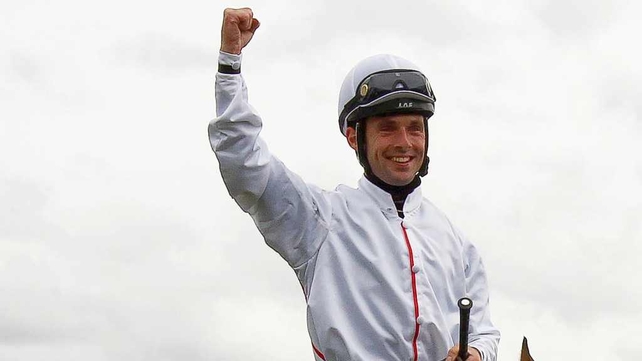 Rory Cleary took a nasty fall after unseating at Leopardstown