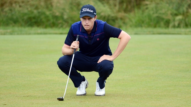 Kevin Phelan at the 17th yesterday