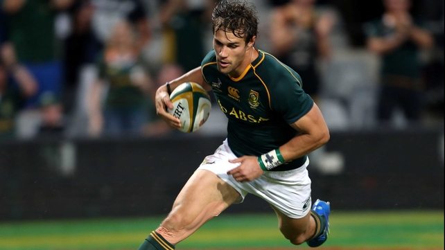 JJ Engelbrecht touched down for the Springboks