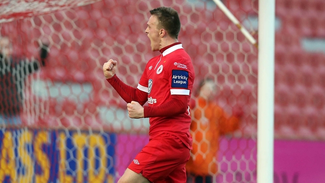 David Cawley equalised for the home side