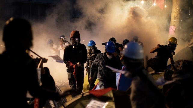 Police in Istanbul have stormed a group of protesters in Gezi Park Police in Istanbul have stormed a group of protesters in Gezi Park