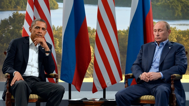 Barack Obama has agreed to support the Syrian rebels, while Vladimir Putin backs Bashar al-Assad Barack Obama has agreed to support the Syrian rebels, while Vladimir Putin backs Bashar al-Assad