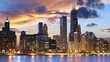 Ferdia Ó Dochartaigh as Bóthar na Trá sna Doirí Beaga ó dhúchais agus conaí air i Chicago.