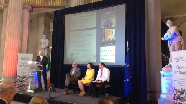 Intel's Martin Curley speaks at the launch of the Dublin Digital Masterplan Intel's Martin Curley speaks at the launch of the Dublin Digital Masterplan