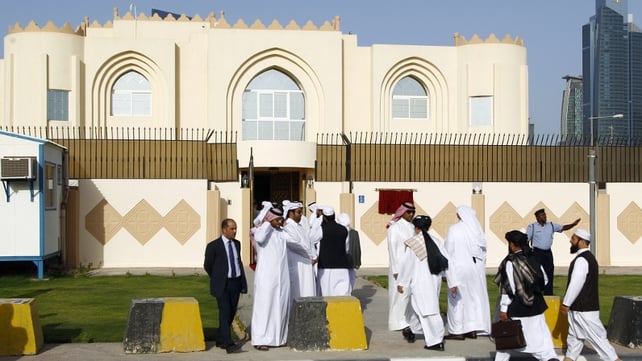 Officials of Hamid Karzai's government, were angered by the opening of a Taliban political office in Doha on Tuesday Officials of Hamid Karzai's government, were angered by the opening of a Taliban political office in Doha on Tuesday