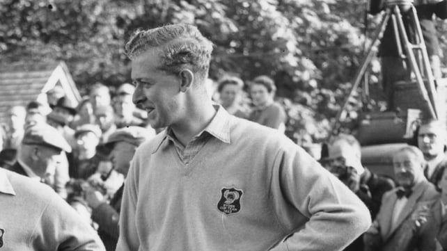 Bernard Hunt, pictured at the 1953 Ryder Cup, has passed away