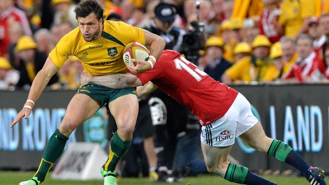 Adam Ashley-Cooper on the attack for Australia
