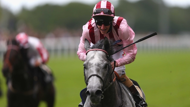 Lethal Force, ridden by Adam Kirby, secured victory in the Diamond Jubilee Stakes