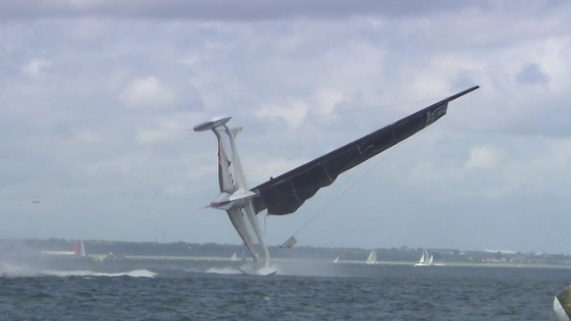 Jacques Guichard shattered his pelvis in last month's capsize Jacques Guichard shattered his pelvis in last month's capsize