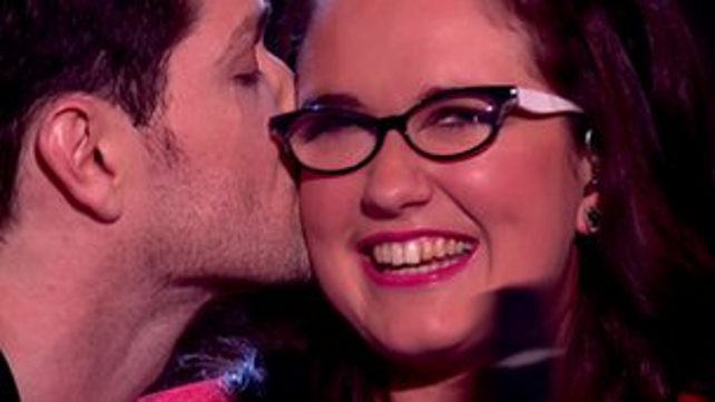 During the final Andrea Begley performed The Script hit, Hall Of Fame During the final Andrea Begley performed The Script hit, Hall Of Fame