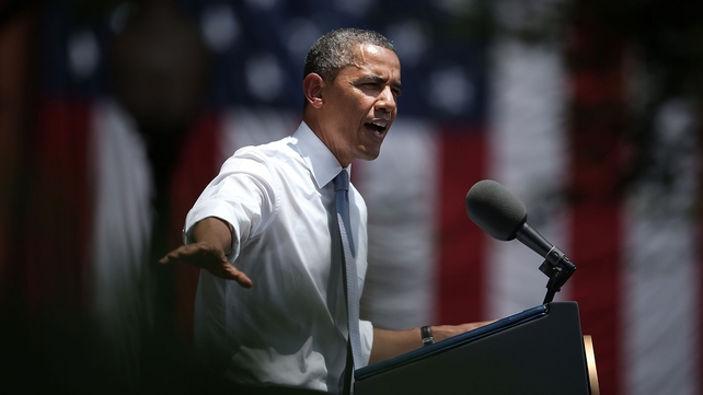 Barack Obama made the announcement at Georgetown University in Washington DC Barack Obama made the announcement at Georgetown University in Washington DC