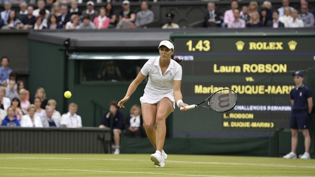 Laura Robson has yet to drop a set at this year's tournament