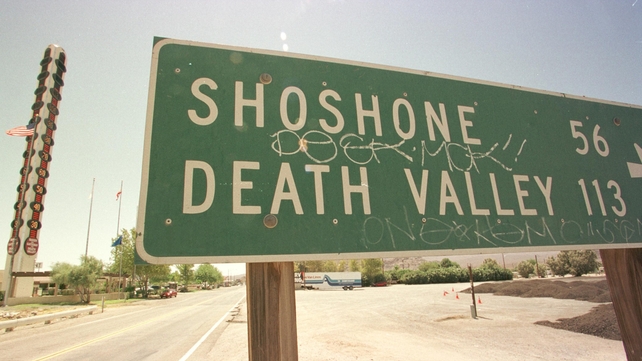 Temperatures in Death Valley were expected to go as high as 54C Temperatures in Death Valley were expected to go as high as 54C