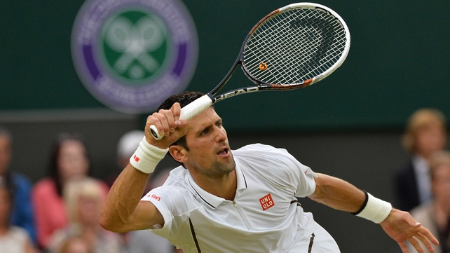 Djokovic: "My game is based on the baseline but this surface makes me come to the net and that makes me come to the net."