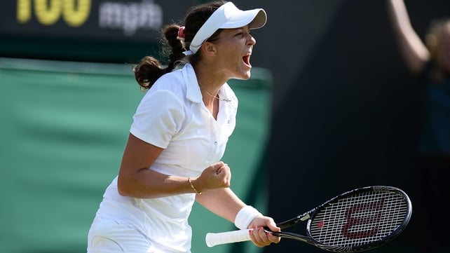 Laura Robson's involvement at Wimbledon goes into a second week