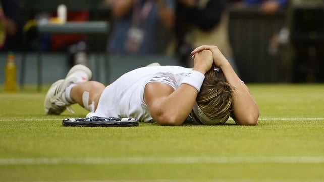 Kirsten Flipkens was overwhelmed after the victory