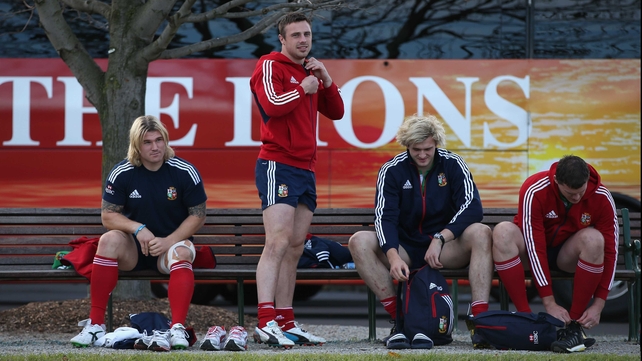 (L-R) Richard Hibbard, Tommy Bowe, Richie Gray and Ian Evans