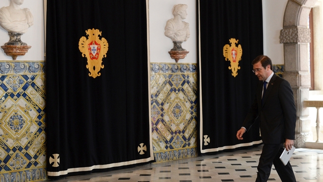 Portuguese Prime Minister Pedro Passos Coelho at Belem Presidential palace to meet President Anibal Cavaco Silva Portuguese Prime Minister Pedro Passos Coelho at Belem Presidential palace to meet President Anibal Cavaco Silva