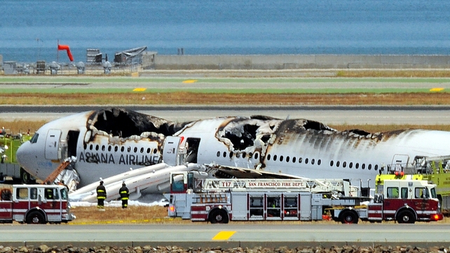 At least one person has died after a Korean airliner crashed at San Francisco airport with 307 people on board At least one person has died after a Korean airliner crashed at San Francisco airport with 307 people on board