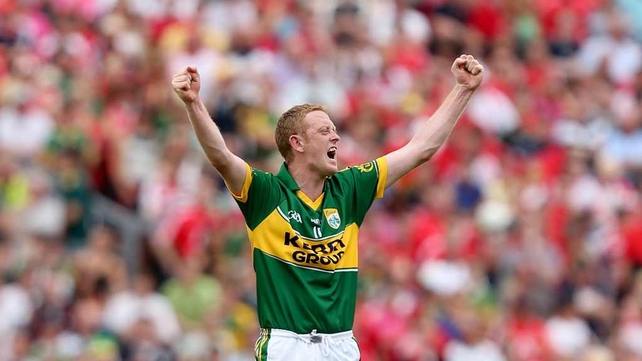 Colm Cooper celebrates at the final whistle