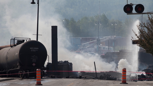The train crash happened in Lac Megantic in Canada The train crash happened in Lac Megantic in Canada