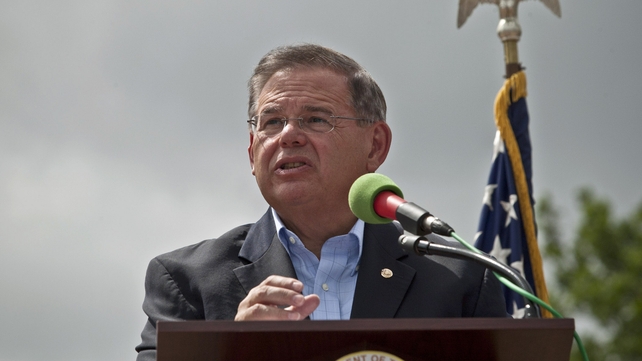 Robert Menendez said he is concerned the tapes could damage reconciliation in Northern Ireland Robert Menendez said he is concerned the tapes could damage reconciliation in Northern Ireland