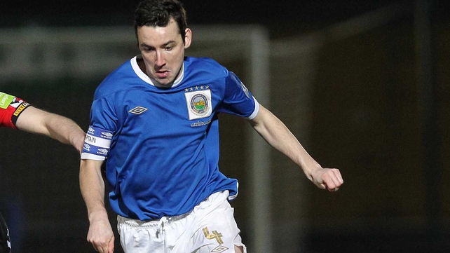 Michael Gault opened the scoring for Linfield