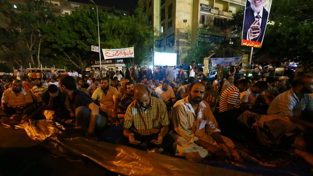 Supporters of Mohammed Mursi stage a protest in Cairo Supporters of Mohammed Mursi stage a protest in Cairo