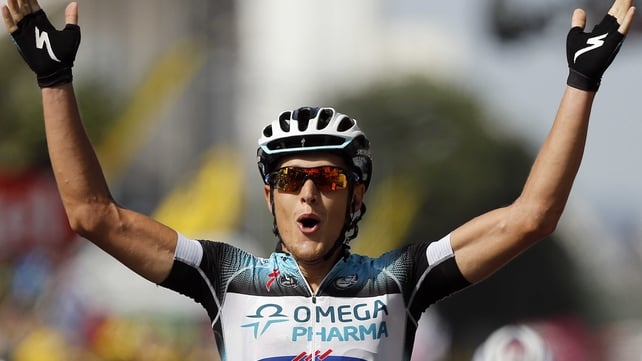 Matteo Trentin won the 14th stage