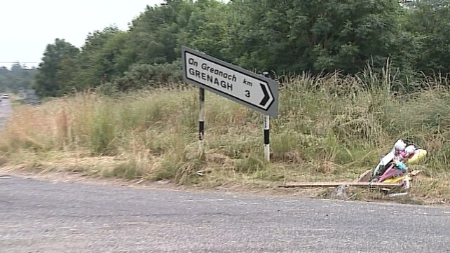Flowers have been left near the scene of the crash Flowers have been left near the scene of the crash
