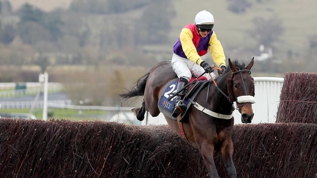 Brendan Powell jnr won the JLT Speciality Steeple Chase at Cheltenham with Golden Chieftan