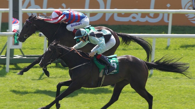 Midnight Soprano (near side) is lined up for the Curragh in August