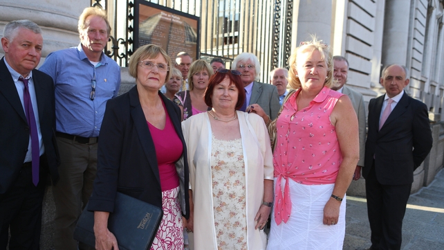 Margaret Urwin, Monica Duffy Campbell and Bernie McNally were among the group that met with Enda Kenny Margaret Urwin, Monica Duffy Campbell and Bernie McNally were among the group that met with Enda Kenny