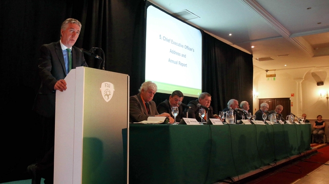 John Delaney says that the FAI is up to date with all repayment obligations