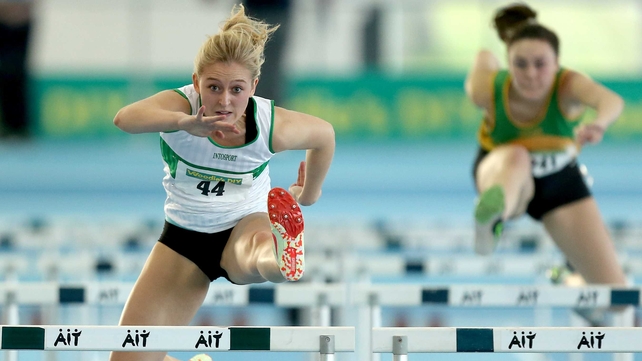 Sarah Lavin broke her personal best and the national junior record to take silver in Italy