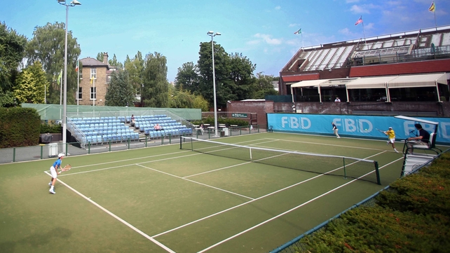 Peter Bothwell was beaten in straight sets by fifth seed Richard Gabb