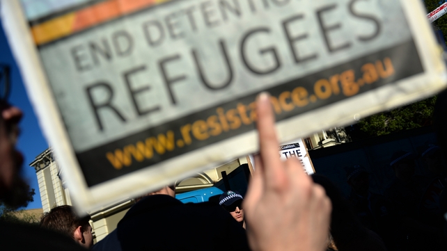 Refugees arriving by boat will no longer be settled in Australia Refugees arriving by boat will no longer be settled in Australia
