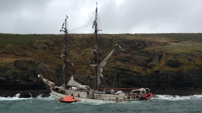 30 people were rescued last week off the Cork coast after their ship hit rocks (Pic: RNLI) 30 people were rescued last week off the Cork coast after their ship hit rocks (Pic: RNLI)