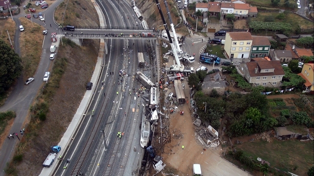 Last month's train crash in northwestern Galicia killed 79 people Last month's train crash in northwestern Galicia killed 79 people