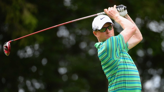 Simon Dyson shot a five-under-par 67, which included five birdies