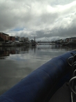 The Naming of The Bridger over The River Liffey in Dublin.