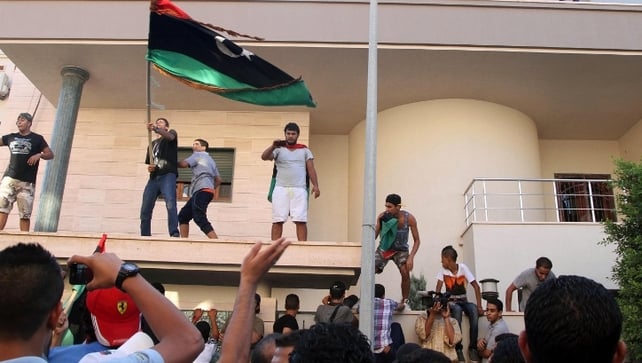 Protesters attacked the Benghazi and Tripoli offices of the Muslim Brotherhood's political party today Protesters attacked the Benghazi and Tripoli offices of the Muslim Brotherhood's political party today
